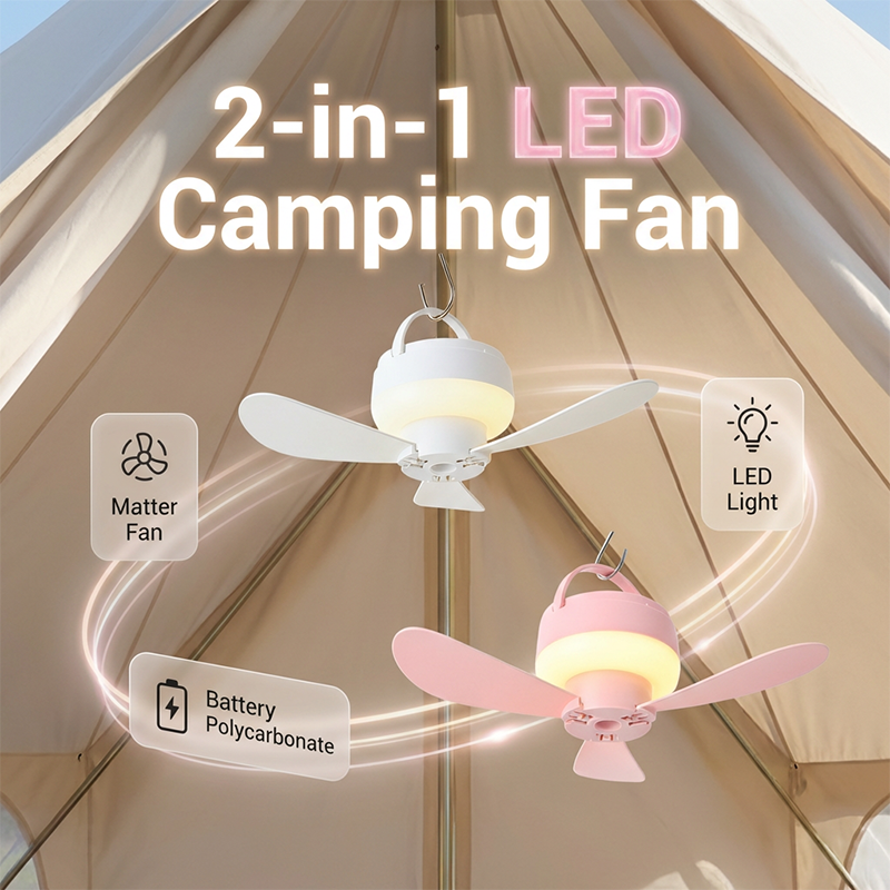 Hanging LED Fan with Night Light