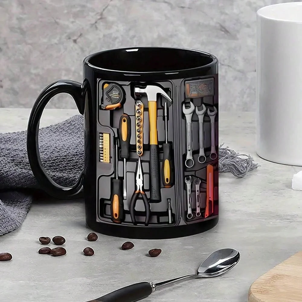 CraftMaster™ Precision Mug — Celebrate Your Maker Power with Every Sip in Rugged Style
