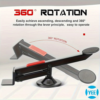 Door opener with foot pedal 360° rotatable