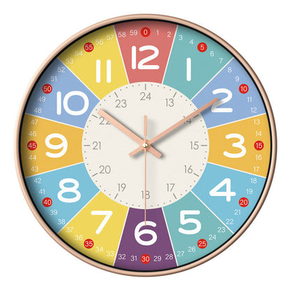 SilentKids Wall Clock – Silent for the Children's Room