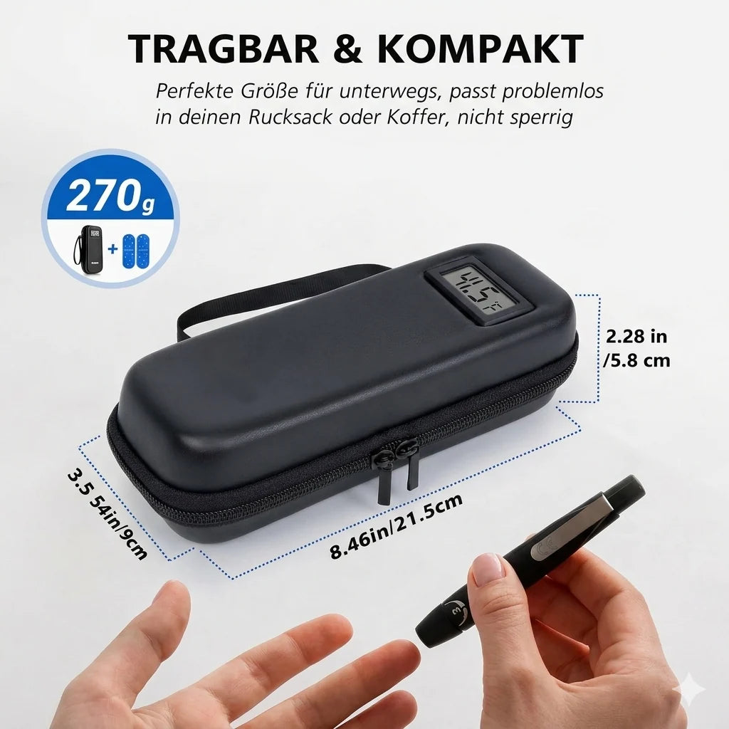 GlacioGuard™ — No More Fear of Spoiled Insulin While Traveling