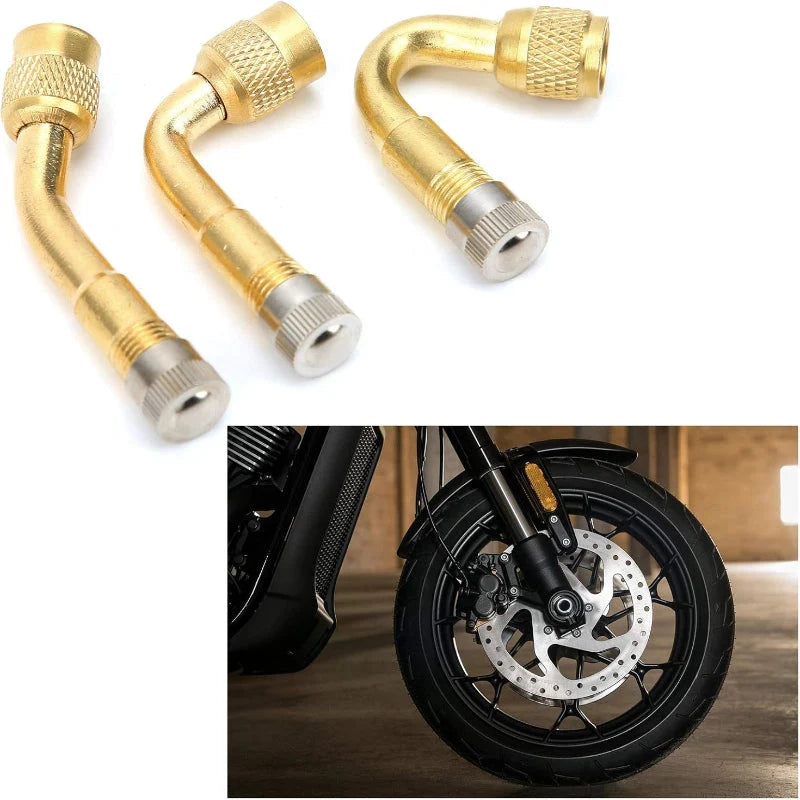 Flexible Tire Valve Extension 3-Angle Set