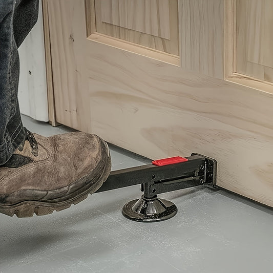 Door opener with foot pedal 360° rotatable