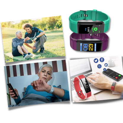 Senior Smartwatch with Heart Rate & Blood Pressure Measurement