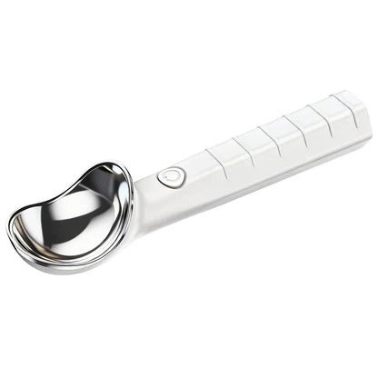 Heated ice cream scoop – serve immediately