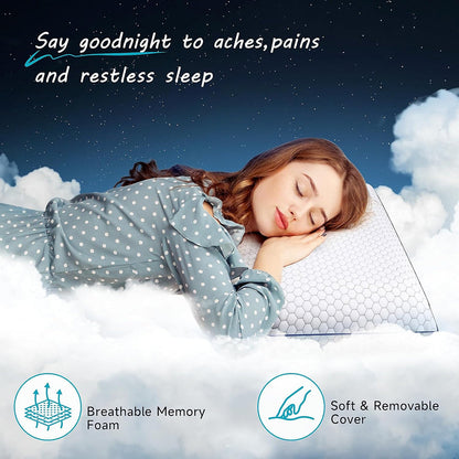 GeliPillex Cooling Gel Memory Foam Pillow