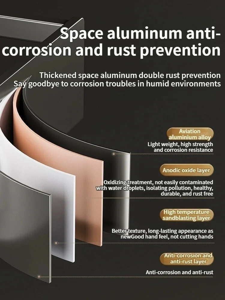 Aluminum Wall Shelf