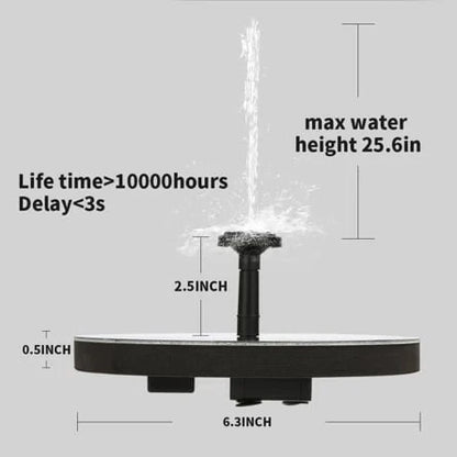 AquaLuxe™ Solar Fountain — Enchant Your Garden with Lively Water Play and Solar Energy