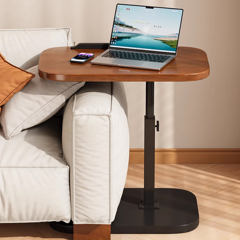 Laptop table with wheels & 360° swivel function, height adjustable