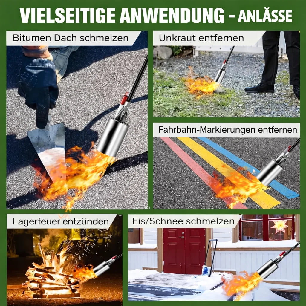 FlamoraX™ Torch — Master Your Flame, Combat Weeds and Ice with Confidence