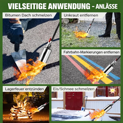 FlamoraX™ Torch — Master Your Flame, Combat Weeds and Ice with Confidence