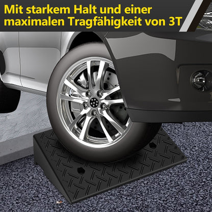 Rubber Curb Ramp Set of 2, 3 Ton Load Capacity