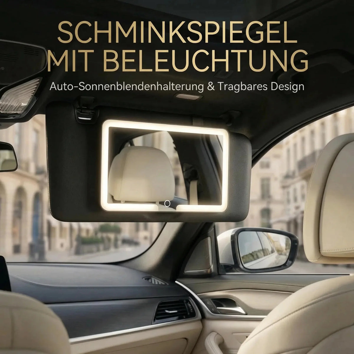 Car Makeup Mirror with Light – GlowVisor
