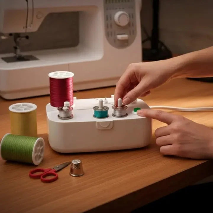 TurboSpin™ — Spool in a flash, so your sewing flow never stops!