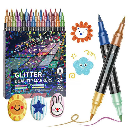 Glimora Double-Sided Glitter Pens Set