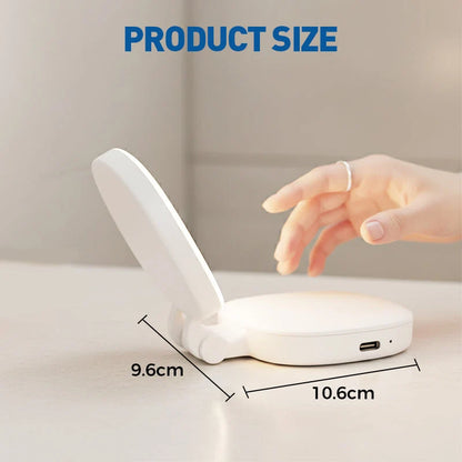 3-in-1 Selfie Light with Mirror and Phone Holder