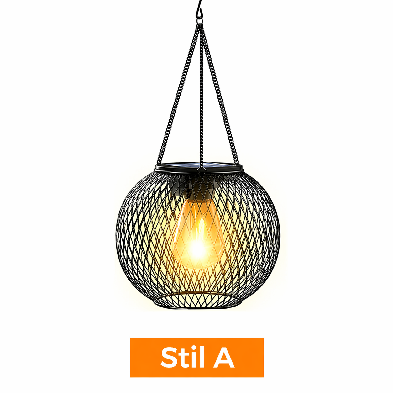 Retro Solar Light I Metal for the Garden