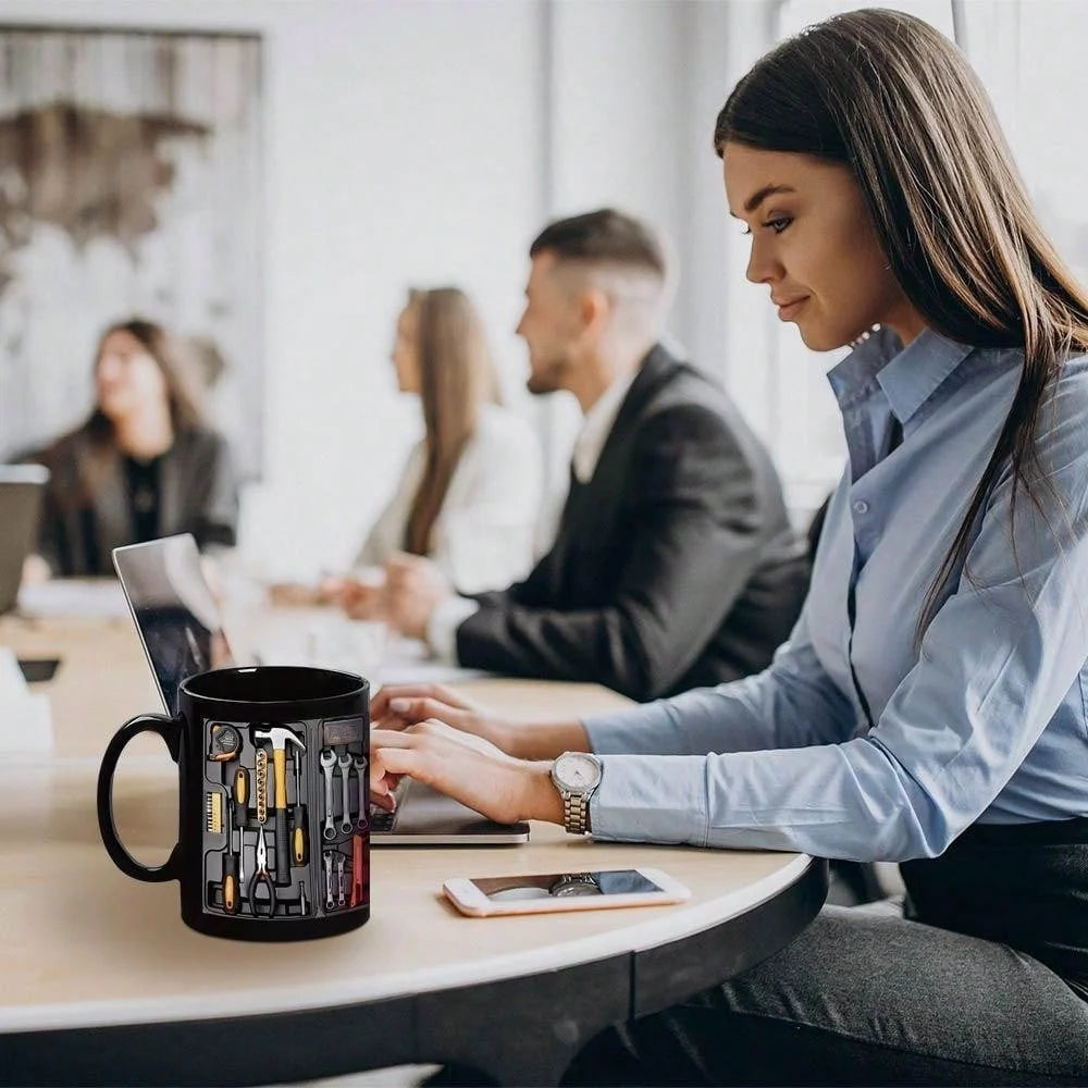 CraftMaster™ Precision Mug — Celebrate Your Maker Power with Every Sip in Rugged Style