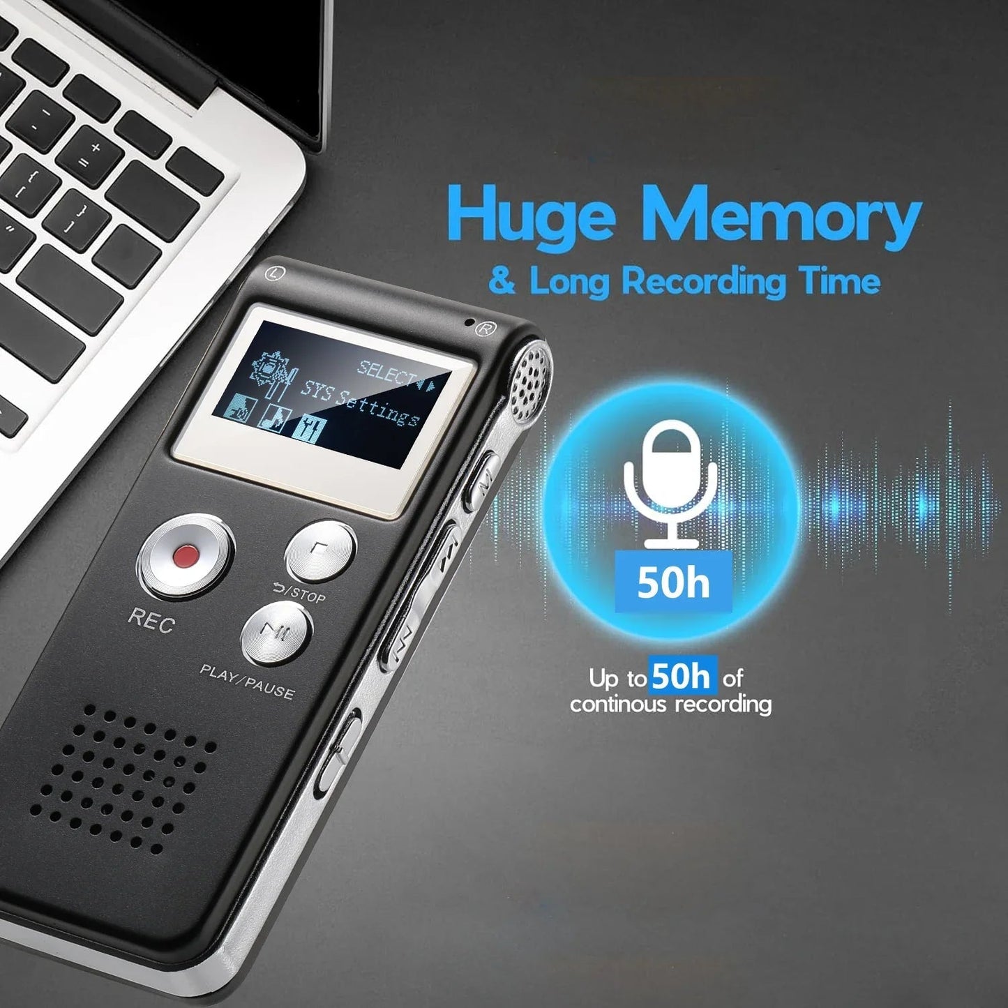 Digital voice recorder with voice activation