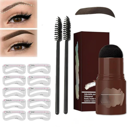 StampBrow Eyebrow Stamp with 10 Stencils