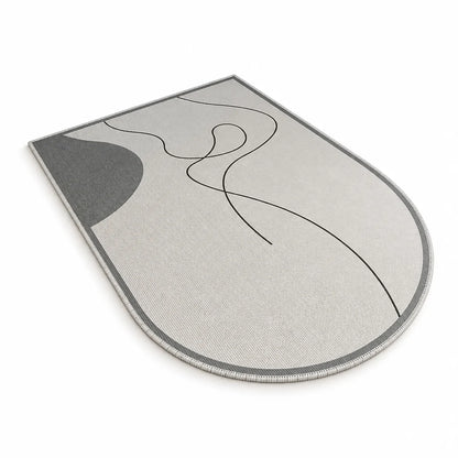 Wrinkle-free, noise-reducing printed floor protection mat for office chairs