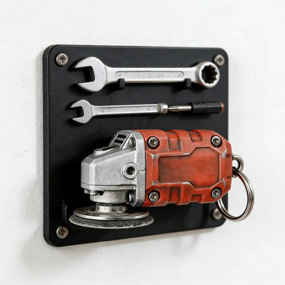 EdgeCraft™ Mini Grinder Keychain — compact, decorative, and always ready to use