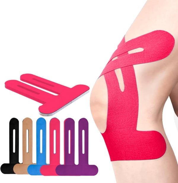 Pre-Cut Knee Kinesio Tape – 10+10 Free