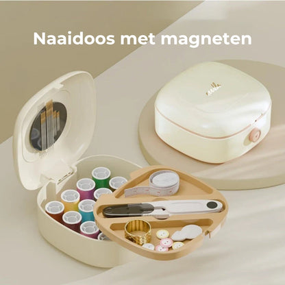 Magnetic Sewing Kit with Double-Layer Box