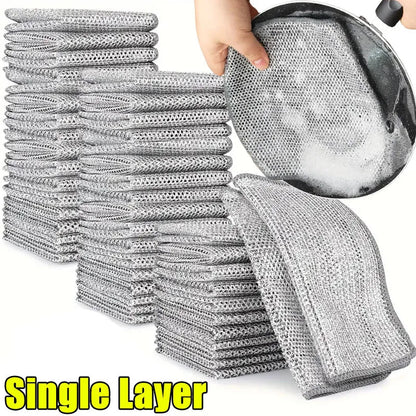 Metal Scrubbing Pads – Double-Sided for Kitchen
