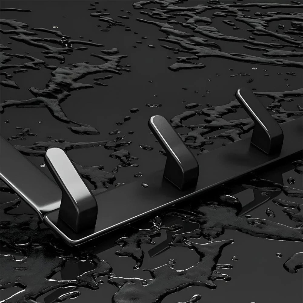 Door coat rack 5 hooks stainless steel