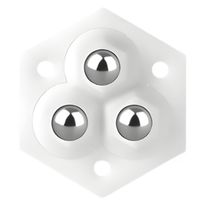 TriGlide 360° Furniture Casters with Ball Bearings