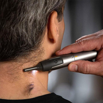 Precision trimmer with LED & titanium blade 15 cm