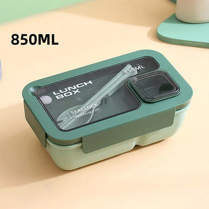 Bento Lunchbox for on the go with cutlery