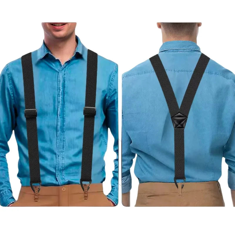 StayFit™ Suspenders for Men with X-Back Design