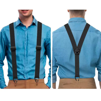StayFit™ Suspenders for Men with X-Back Design