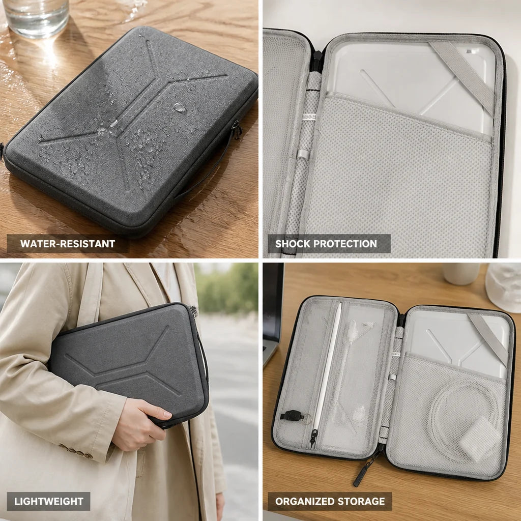 Water-Resistant, Padded Tablet Case with Zipper (13.3 inch/33 cm)