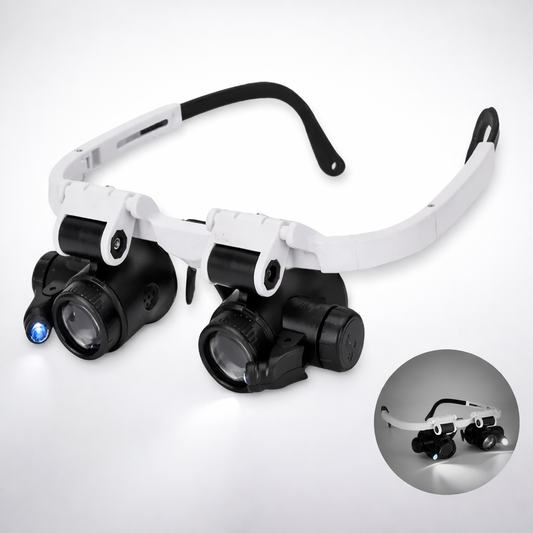 Headband Magnifier with LED
