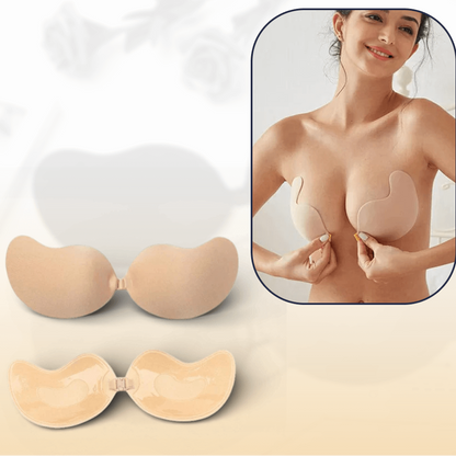 Self-Adhesive Push-Up Strapless Bra