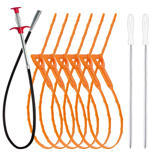 Drain Cleaner Set 9 Pieces
