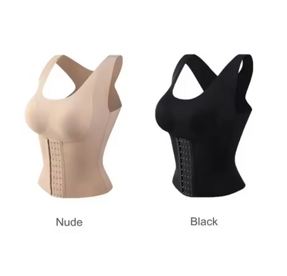 WaistSculpt Push-up Bra with Support Design