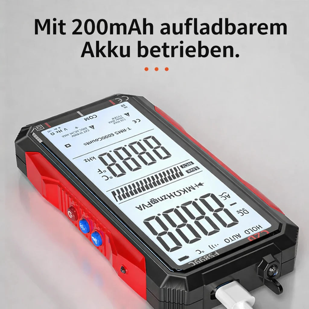VoltGuard™ — Never change batteries again, always precise, lightning-fast, and safe measurement!