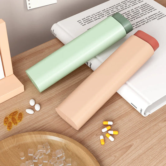7-Day Pill Organizer with Labeled Compartments