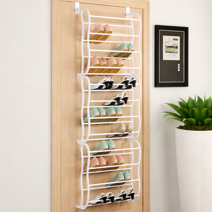 Over-the-Door Shoe Rack – No Drilling Required