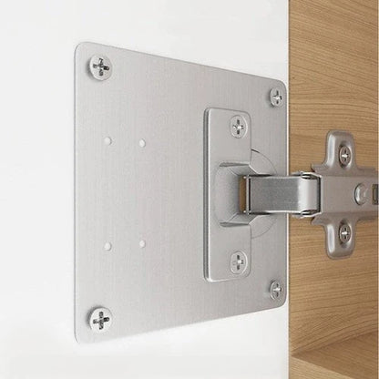 4-piece Stainless Steel Hinge Plate Repair Set