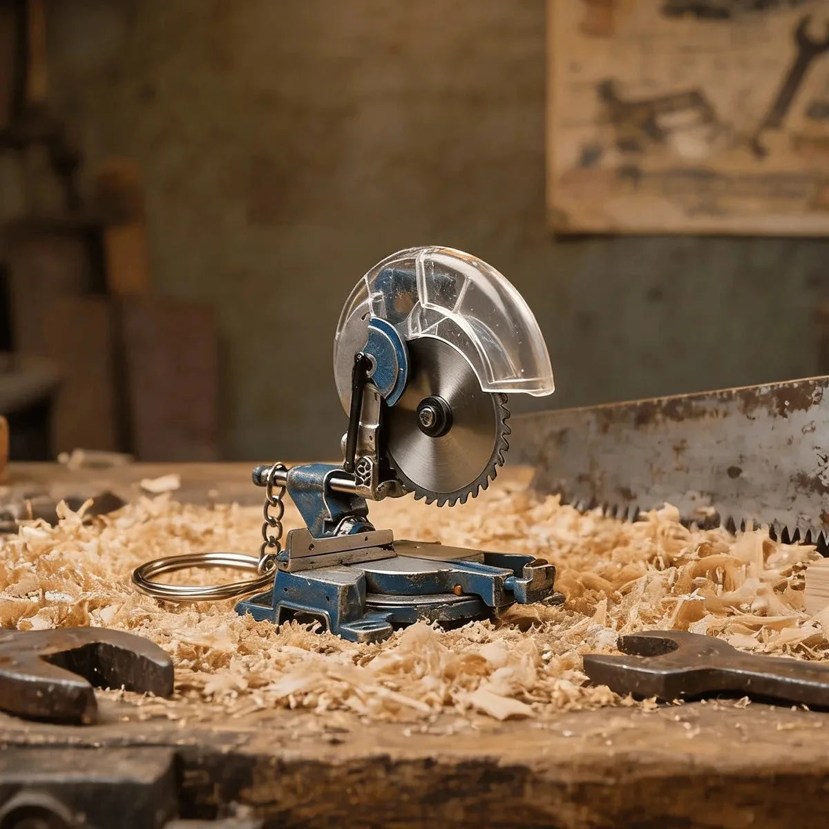 EdgeCraft™ Mini Grinder Keychain — compact, decorative, and always ready to use