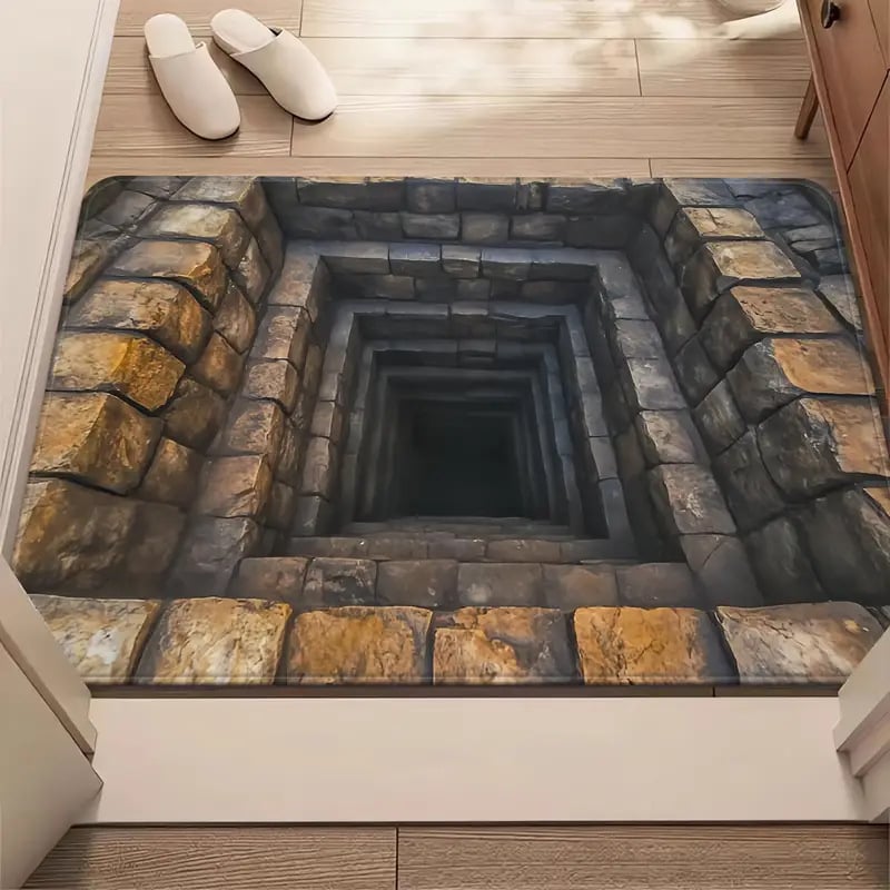 3D Illusion Doormat with Optical Depth Effect