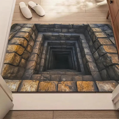3D Illusion Doormat with Optical Depth Effect