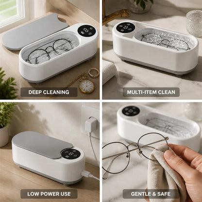Portable Ultrasound Jewelry Cleaner (450 ml)