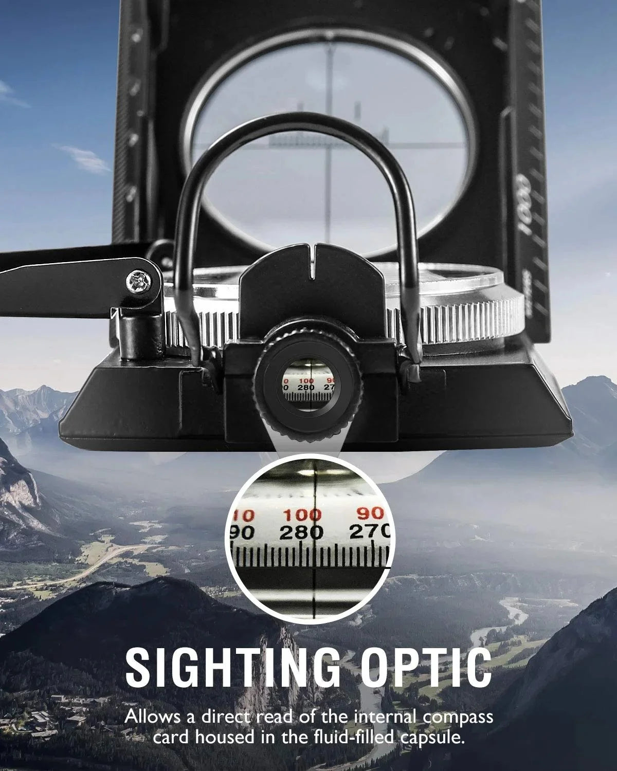 Outdoor Peil Compass with Clinometer