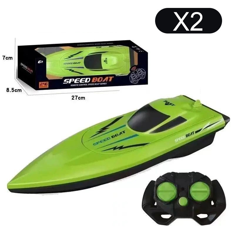 RC racing boat with 2.4 GHz remote control